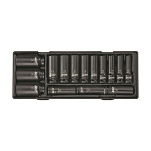 JTC Auto Tools 15PCS�f�B�[�v�C���p�N�g�\�P�b�g�Z�b�g 12.7mm JTCK4151 1�Z�b�g