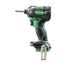 HiKOKI(ハイコーキ) WH18DC (NN) 18V 充電式 インパクトドライバー 電池、充電器、ケース、ビット別売り アグレッシブグリーン 1台