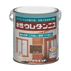 ロックペイント ロック 水性ウレタンニス ゴールデンオーク 0.7L 1点 x 6点