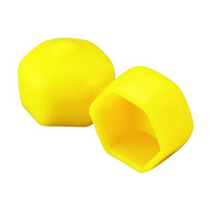 保護キャップ 六角ボルト頭用 黄 HLYER10-B 100個