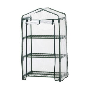 �^�J�V���[ �r�j�[������ 3�i ��69cm×���s49cm×����126cm �p�C�v�A�W���C���g�F�O���[���A�r�j�[���F�N���A GRH-N02T