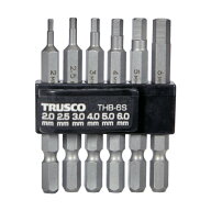 トラスコ 六角ビットセット 116 x 71 x 22 mm THB-6S 6本