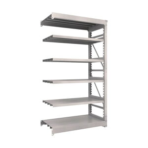 ���@�l��p�i���g���X�R(TRUSCO) �X�`�[�����b�N M10�^�d�ʒI 1800X760XH2400 6�i �A�� �l�I�O���[ M10-8676B NG(�l�I�O���[) 1��