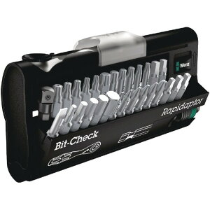 Wera Werkzeuge GmbH ����6.35mm Zyklop Mini�~�j���`�F�b�g�E�r�b�g�Z�b�g �P�[�X�t 31�_�g 346293 1�Z�b�g