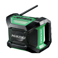 HiKOKI(ハイコーキ) UR18DA(NN) 14.4V/18V コードレス ラジオ 本体のみ ワイドFM対応 アグレッシブグリー…