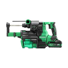 HiKOKI(ハイコーキ) DH3628DB (2WPZ) 集じんシステム付き 36V コードレスロータリハンマドリル フルセット 大容量電池仕様【2604HK】 1台