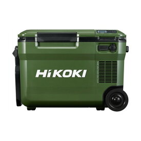 HiKOKI(ハイコーキ) UL18DBA(WMGZ) 14.4/18V コードレス冷温庫 高容量蓄電池1個付き【2604HK】 25L フォレストグリーン 1台