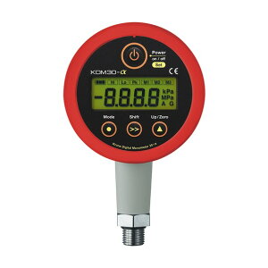 ���@�l��p�i���N���[�l �����x�f�W�^�����͌v KDM30 �Q�[�W�� �d�r�쓮(9V) �� �u�U�[ KDM30ALPHA-500KPAG-B-RE-X 1��