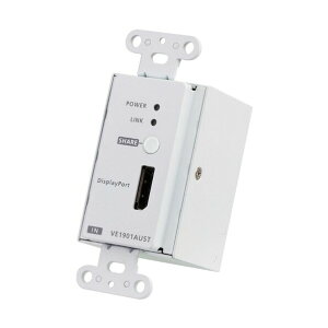 ATEN DisplayPort HDBaseT Class B �g�����X�~�b�^�[ �X�C�b�`�{�b�N�X�Ή��^�C�v VE1901AUST