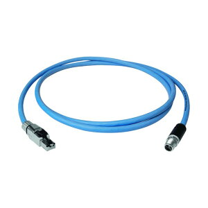 LAN�P�[�u�� L80105A0001�iSTX S/FTP patch cord M12-X�im�j/RJ45 Cat�D6A 10�D0m XFRNC Blue�j �� 100017251