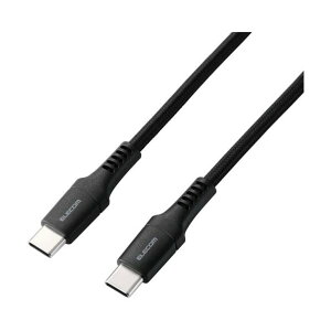 ���@�l��p�i���G���R�� USB Type-C to USB Type-C�P�[�u�� ���ϋv �ő�240W 1�D5m �u���b�N �u���b�N MPA-CCPES15BK 0