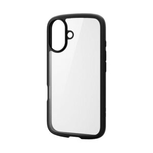 iPhone16�p�^�t�X�������C�g�P�[�X �t���[�� �w�ʃN���A �X�g���b�v�V�[�g�t �u���b�N �u���b�N PM-A24ATSLFCBK