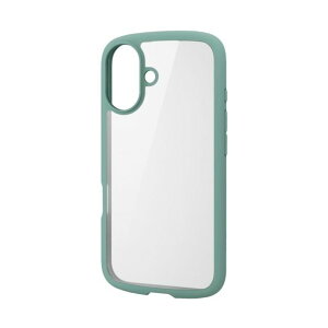 iPhone16�p�^�t�X�������C�g�P�[�X �t���[�� �w�ʃN���A �X�g���b�v�V�[�g�t �O���[�� �O���[�� PM-A24ATSLFCGN