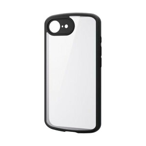 �^�t�X�������C�g�P�[�X iPhone 16e�p �t���[���J���[ �w�ʃN���A �Ɍ��ی� �u���b�N �u���b�N PM-A25STSLFCKBK