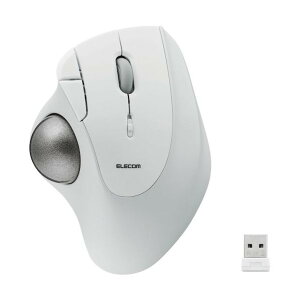 �g���b�N�{�[���}�E�X IST �e�w �l�H���r�[�x�� ����2.4GHz 5�{�^�� �z���C�g M-IT10DRWH 1�_