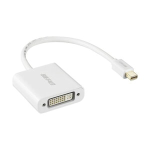 �o�b�t�@���[ miniDisplayPort-DVI�ϊ��A�_�v�^ �z���C�g BMDPDVWH 1��