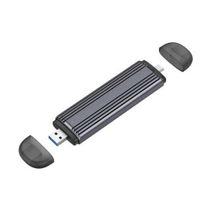 �ő�]�����x10GBPSUSB Type-A/Type-C �R�l�N�^�[��̌^ M�D2 SSD �O�t���P�[�X OWL-ESM2UAC-SI