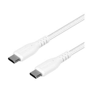 �f���ɋ����_�炩�� USB �^�C�vC to C�P�[�u�� 1m �z���C�g OWL-CBA4CC10-WH 1��