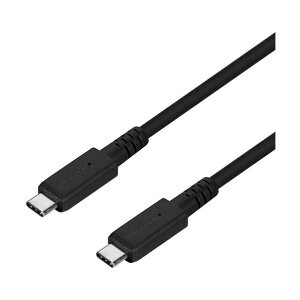 ���炩�ō����]�� �ő�10Gbps/PD60W�[�d USB Type-C toUSB Type-C�P�[�u�� 1m �u���b�N OWL-CBNG2CC10-BK 1��