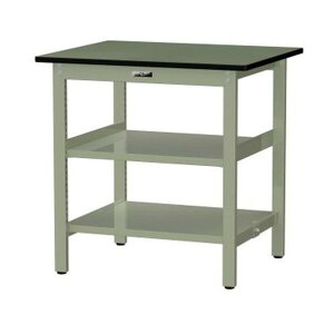 ���ʍ�Ƒ� ���[�N�e�[�u��500�V���[�Y �Œ莮 ���ԒI�E�S�ʒI�t ���r�V�[�g�V�� W900×D750×H900mm �O���[��/���}�e�b�N�O���[�� SJRH-975TTS2-GG