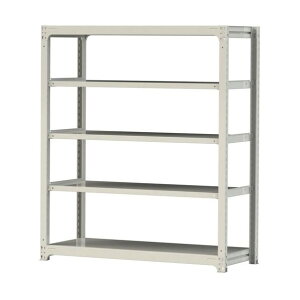 �{���g���X���ʃ��b�N 500kg/�i W1500×D620×H1800mm �V�n5�i �z���C�g�O���[ �z���C�g�O���[ 5S6562-5W