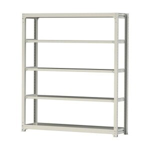�{���g���X���ʃ��b�N 500kg/�i W1800×D480×H2100mm �V�n5�i �z���C�g�O���[ �z���C�g�O���[ 5S7648-5W