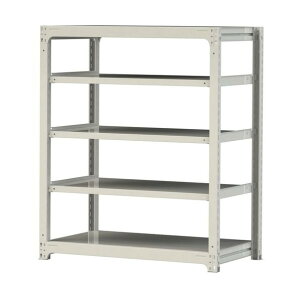 �{���g���X���ʃ��b�N 300kg/�i W1200×D700×H1500mm �V�n5�i �z���C�g�O���[ �z���C�g�O���[ 3S5470-5W