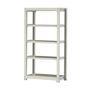 �{���g���X���ʃ��b�N 300kg/�i W900×D480×H1800mm �V�n5�i �z���C�g�O���[ �z���C�g�O���[ 3S6348-5W