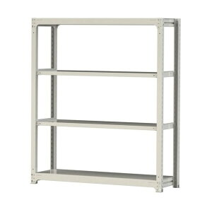 �{���g���X���ʃ��b�N 300kg/�i W1500×D480×H1800mm �V�n4�i �z���C�g�O���[ �z���C�g�O���[ 3S6548-4W