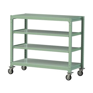 ���ʃ��b�N�ړ��� 150kg/�i W1500×D700×H1377mm �V�n4�i ���C�g�O���[�� ���C�g�O���[�� 3SC4570-4GRF