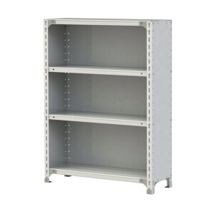 �{���g���y�ʃ��b�N 3���p�l���t 120kg/�i W900×D300×H1200mm �V�n4�i �z���C�g�O���[ �z���C�g�O���[ 1.2S4330P-4W
