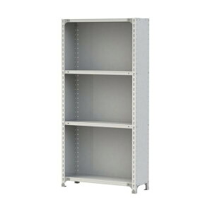 �{���g���y�ʃ��b�N 3���p�l���t 120kg/�i W900×D300×H1800mm �V�n4�i �z���C�g�O���[ �z���C�g�O���[ 1.2S6330P-4W