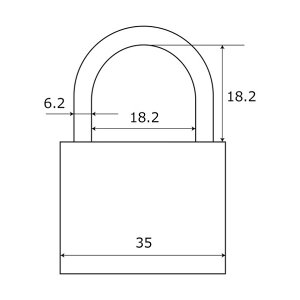 �m�[�u�����h ����L�[�V�����_�[�� a35mm×b6.2mm×c18.2mm×d18.2mm VA-032 3��