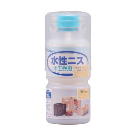 和信ペイント 水性ニス 300ml 透明クリヤー 1点