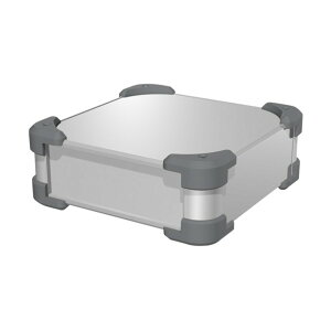 �R�[�i�[�K�[�h�t�A���~�P�[�X AUG�V���[�Y �V���o�[/�O���[ 161×258×258mm �V���o�[/�O���[ AUG149-25-25-SG 1��
