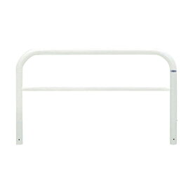 ※法人専用品※帝金 帝金バリカー 横型 φ60.5 スチール製 固定式 横桟付 φ60.5 W150 H65 黄色 82A3-15 1本
