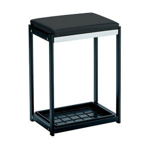 �e�����g �P���X�c�[�� ��W387×D255×H527mm �u���b�N UB-293-000-7 1��