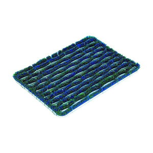 �R��Y�Ɓi�R���h���j ���j�N���[���}�b�g 440×580mm �u���[�E�O���[�� F-23-1