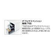 ※法人専用品※トラスコ(TRUSCO) システムデスク 脇デスク 3段 TWK-3A 1台
