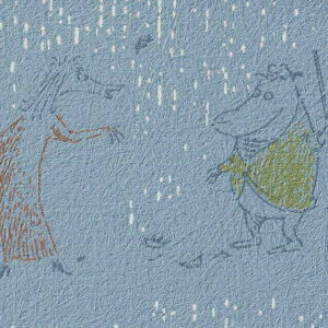 �ǎ� �t�@�C�� MOOMIN ���[�~�� A DAY IN NOVEMBER ��92.5cm×1m�� FE76702 1��