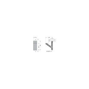 �X�K�c�l �m���f�B�b�N���o�[ �X���[�� �}�O�l�b�g�^�C�v �O���FW17xH46xD35 �O���[ PXB-GN05M-101-GR(110-036-559) 1