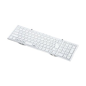 Bluetooth�܂肽���݃t���L�[�{�[�h �z���C�g SKB-BT35W 1��
