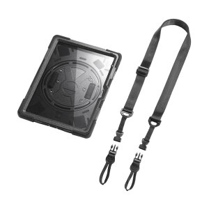 iPad10�D9�C���`�p�O�ʕی�t�B���^�[�t�ϏՌ��P�[�X PDA-IPAD1920BK