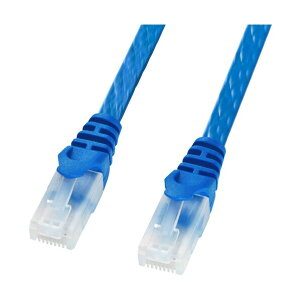 �J�e�S��6�t���b�gLAN�P�[�u���i�c���܂�h�~�R�l�N�^�t���j5m �u���[ LA-FL6TS-05BL 1�{
