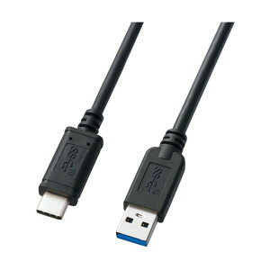 USB3�D1 Gen2 Type C-A�P�[�u���i�u���b�N�E0�D5m�j KU31-CA05 1�_