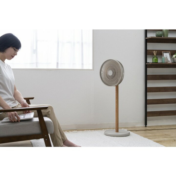 DCリビングサーキュレーターファン SMARTAIR DC グレージュウッド 6300068066 1台 DIY FACTORY ONLINE SHOP