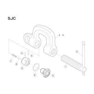 �X�N�����[�J���N�����v(SJC)�p�X�N�����[ SJCR0.5 1�Z�b�g