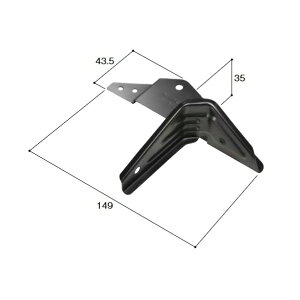 �J���[�x�X�g �R���j�A���N�@�b�h �X�}�[�g��~�ߋ��� ����149mm �V���o�[ KLBYS14 1�{