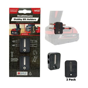 StealthMounts�i�X�e���X�}�E���g�j Stubby�r�b�g�z���_�[�~���E�H�[�L�[M18�p BH-M18-S-BLK-2 2��