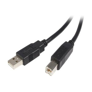 USB 2�D0 - USB-B�P�[�u��/50cm/Type-A to Type-B/�I�X-�I�X/�f�[�^�]���E�����p �u���b�N USB2HAB50CM